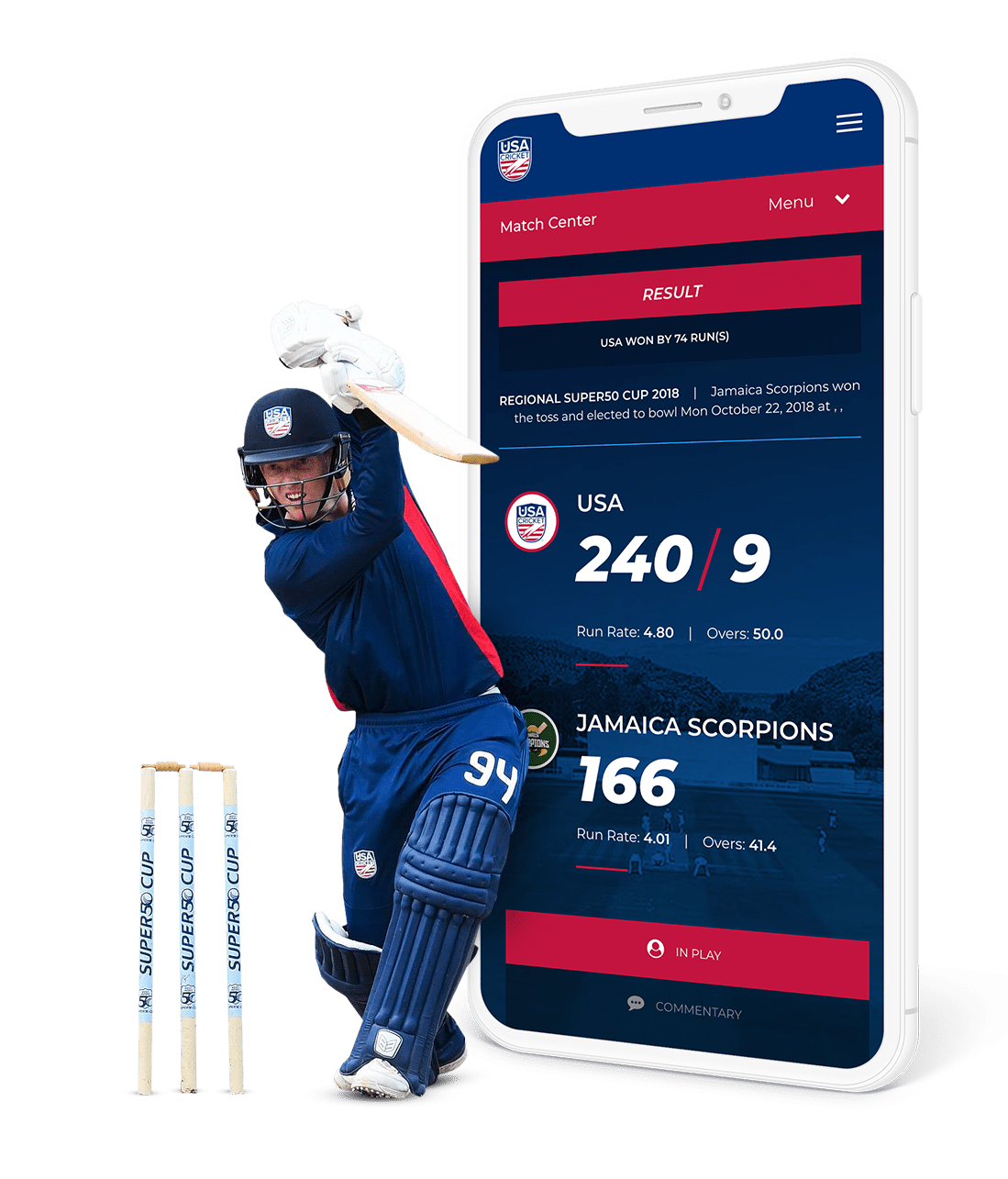 usa cricket iphone preview