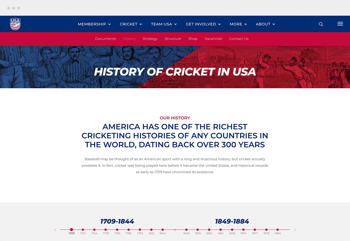 usa cricket history